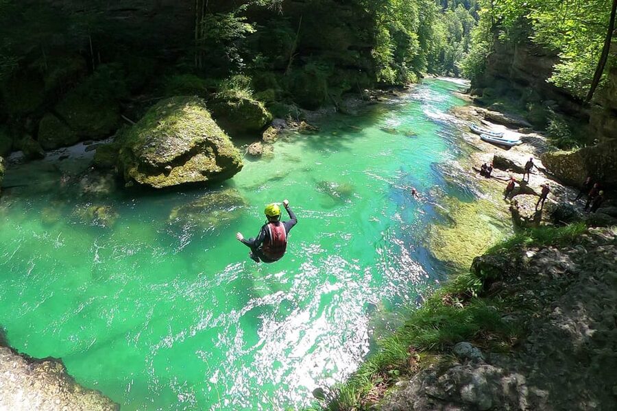 Adventurous rafting tour on the Salza - pure whitewater action! - The Salza offers gentle whitewater with a wild setting