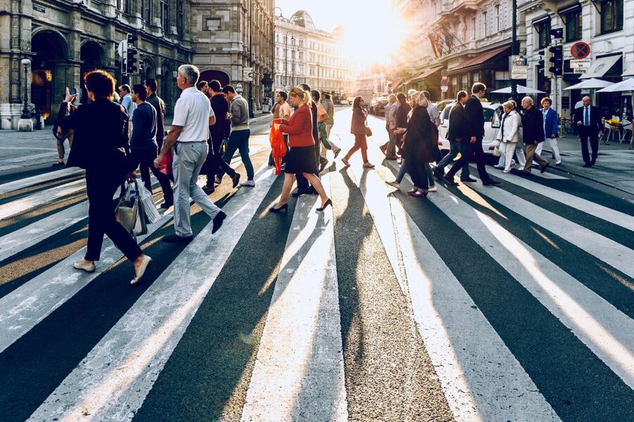 An Introduction to Vienna Walking Tour - Taking the subway to Potsdamer Straße