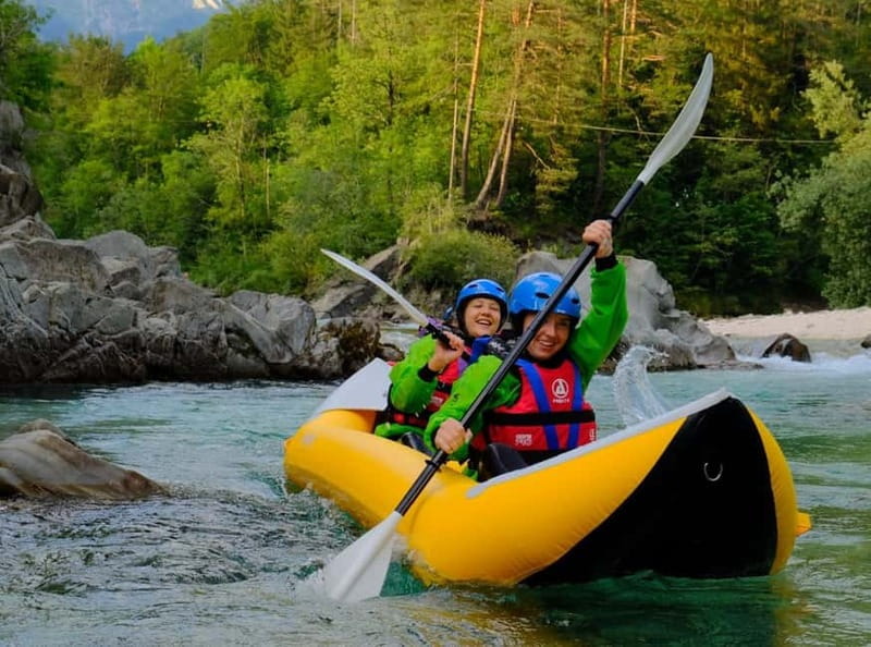 Austria, Salza river "Double Ducky" kayak adventure - The 15-minute briefing before launch