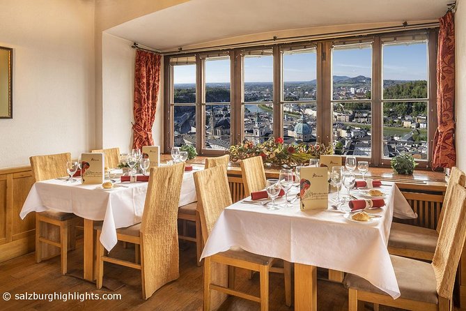 Best of Mozart Concert and Dinner or VIP Dinner at Fortress Hohensalzburg - What the evening feels like in practice