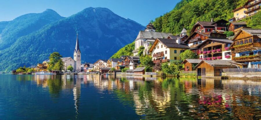 From Vienna: Melk, Salzburg, and Hallstatt Private Tour - Melk Abbey above the Danube