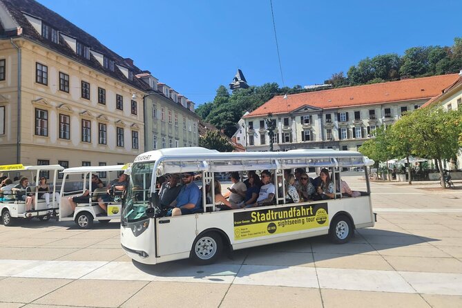 Graz city tours - City Park and the rear of the Clock Tower
