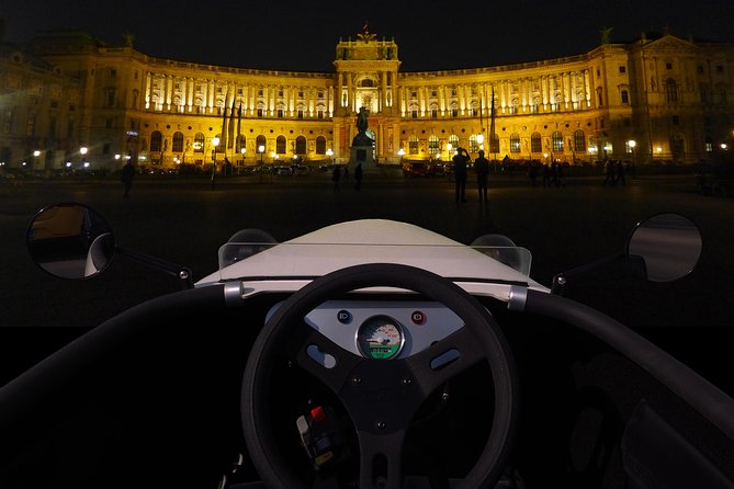 Hotrod Moonlight Tour -evening tour with PRATER ferrys wheel ride - Vienna’s Wide Streets After Dark