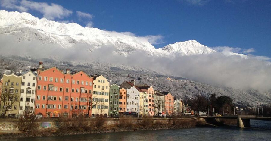 Innsbruck - "Welcome Tour" by Per Pedes. Guided City Tour. - Maria Theresien Straße sets the tone