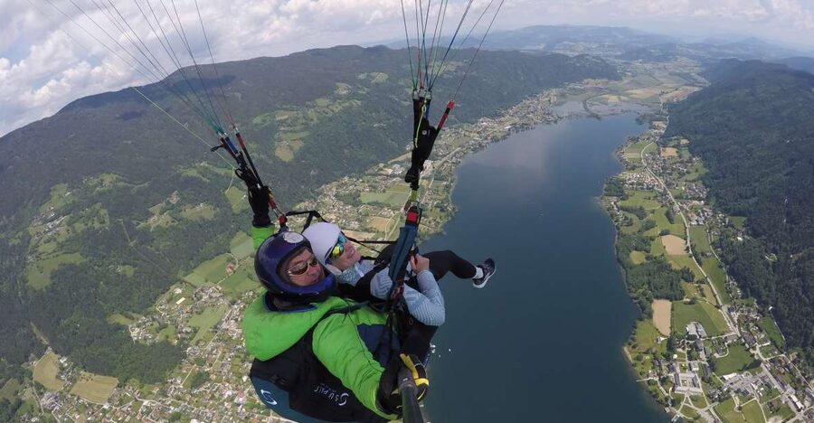 Kärnten/Ossiachersee: Paragleiten " Thermikflug" - Why this thermal flight is different