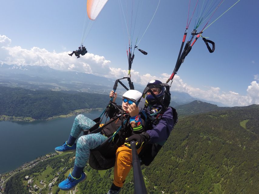 Kärnten/Ossiachersee: Paragleiten " Thermikflug" - The landing area and the final minutes