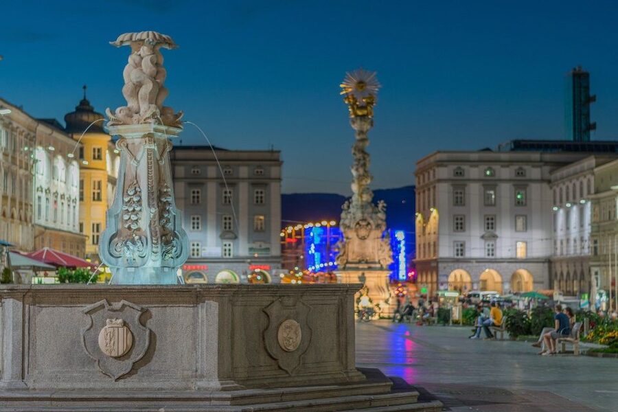 Linz Private Walking Tour - Starting beneath the Trinity Column