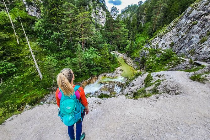 Ötschergräben Grand Canyon of Austria - Starting the hike at Ötscher-Tormäuer