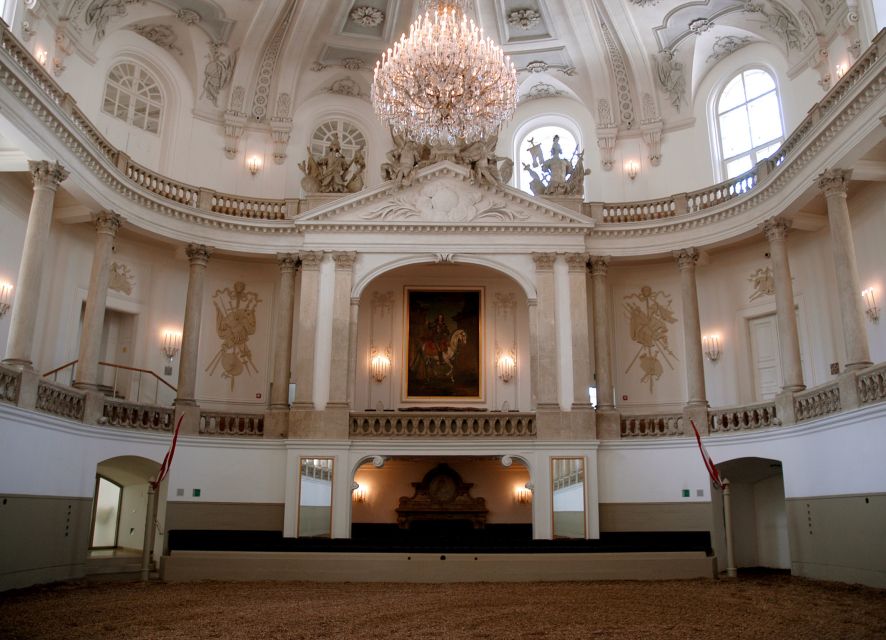 Performance Of The Lipizzans At Spanish Riding School - Entering the Winter Riding School at Hofburg Palace
