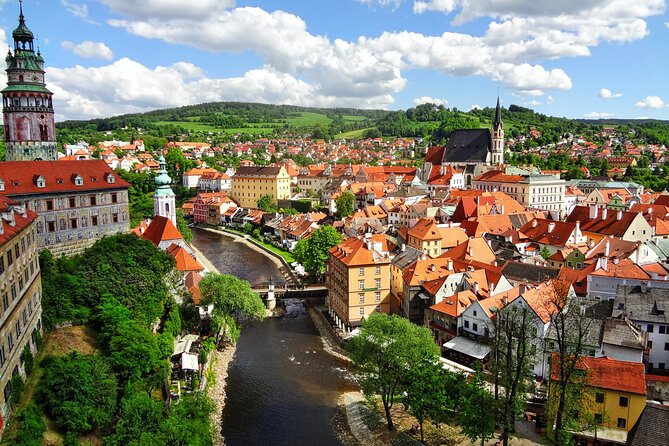 Private day trip from Linz to Cesky Krumlov and back - The castle tower and the old town