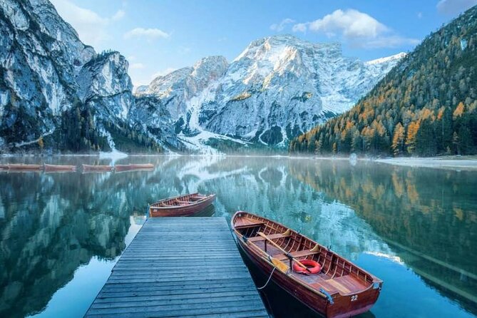 Private Full-Day Tour of Dolomites, Alpine Lakes including Braies from Innsbruck - Lake Braies after the long drive
