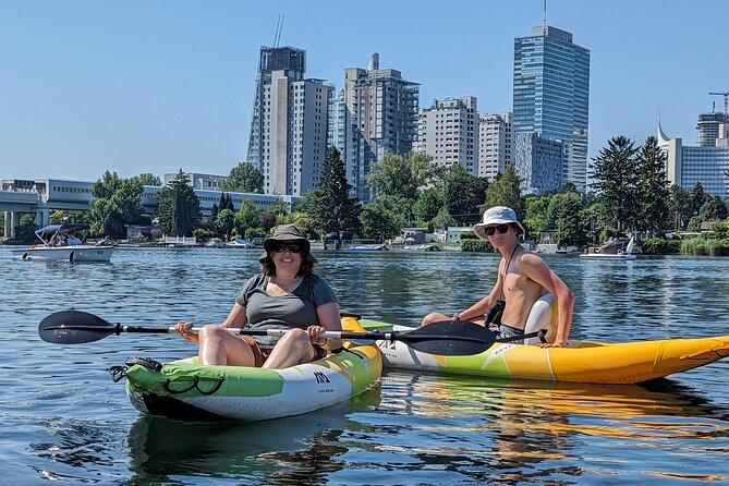 Private Kayaking Tour of Vienna - James adds local stories without forcing a lecture