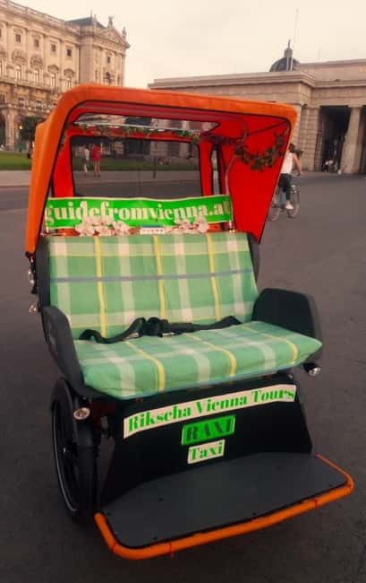 RAXI (Electric Rickshaw) Vienna Tours with two options - Key points to know before booking