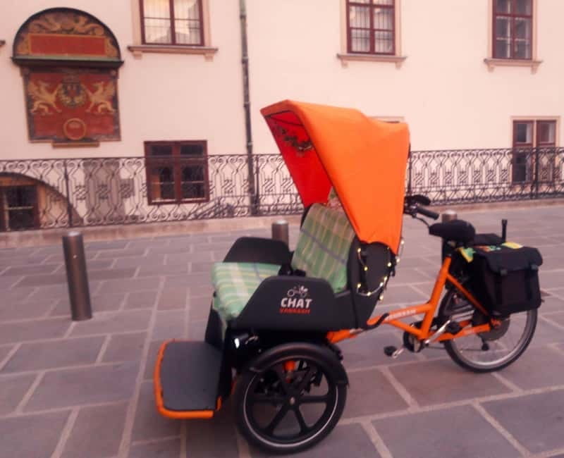 RAXI (Electric Rickshaw) Vienna Tours with two options - The Danube Canal by bike lane