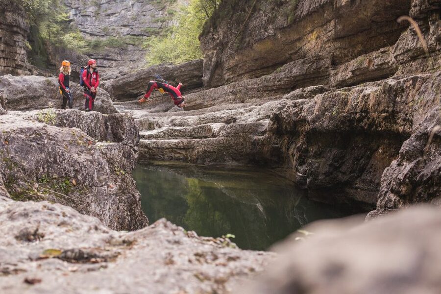 Salzburg: Canyoning Trip to Salzkammergut - Safety, confidence, and choosing your jump