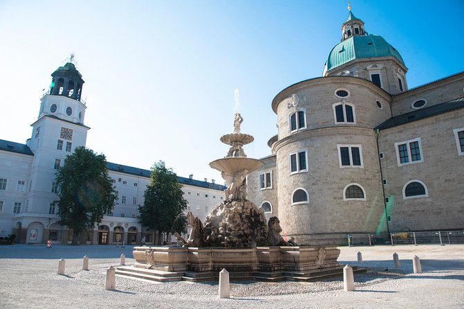 Salzburg Highlight Tour with Fortress Hohensalzburg - Salzburg Cathedral, the crypt, and Mozart’s baptismal font