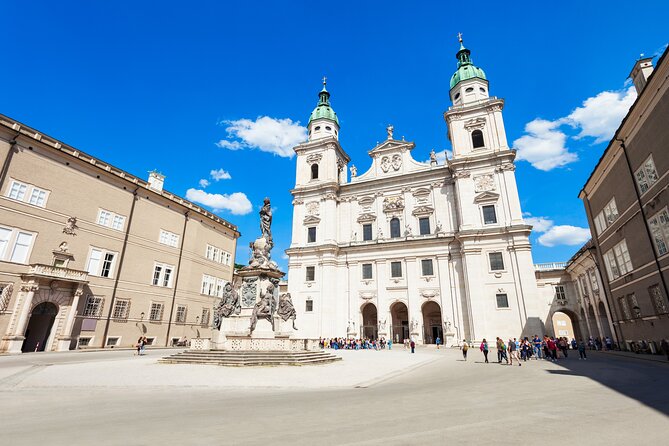 Salzburg Old Town, Fortress, Cathedral Private Walking Tour - Kapitelplatz and the view to Hohensalzburg