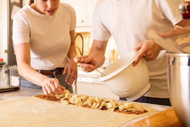 Schnitzel and Strudel: Shared Cooking Class - Apple strudel made with homemade pastry