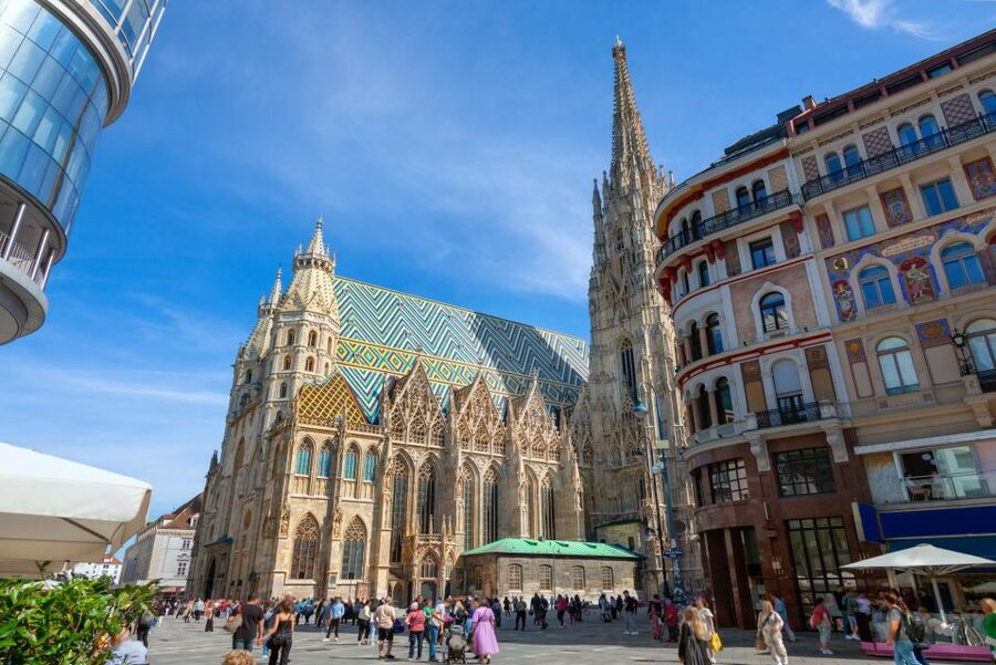 St Stephen's Cathedral Vienna Old Town Walking Tour - Climbing both towers for the best views