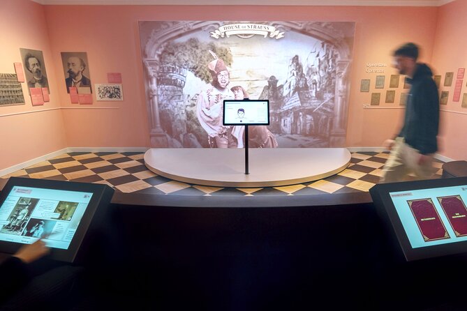 Strauss Exhibition incl. LED Concert Show / Coffee + Strauss Cake - Entering the 2,000-square-meter exhibition