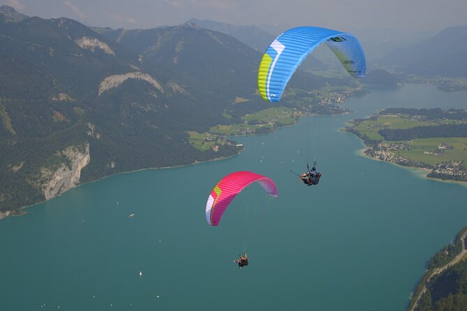 Tandem Paragliding St. Gilgen - Wolfgangsee - Wolfgangsee from above