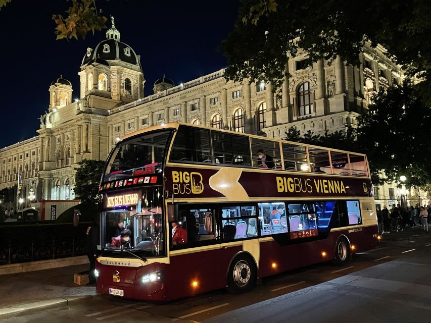Vienna: Big Bus City Highlights Night Tour with Live Guide - Prater adds lights, motion, and a different Vienna