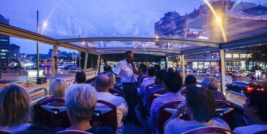 Vienna: Big Bus City Highlights Night Tour with Live Guide - Starting beside the Vienna State Opera