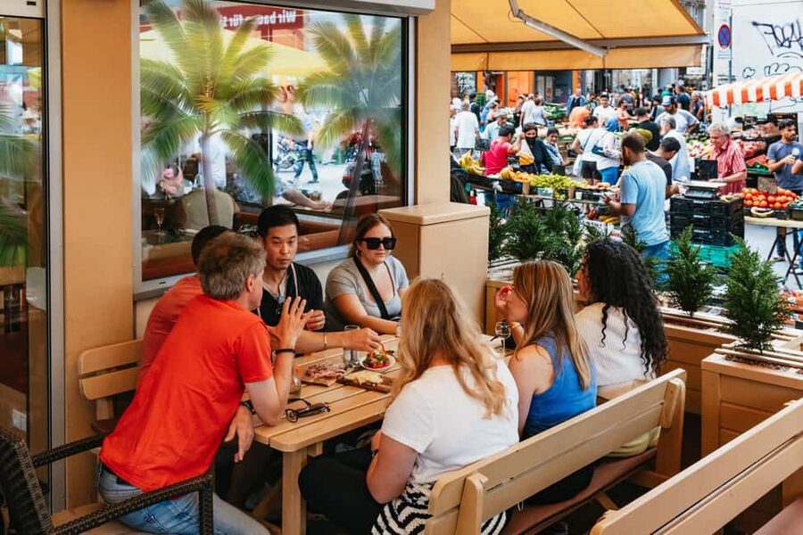 Vienna: Guided Foodie Walking Tour with Tastings and Coffee - Naschmarkt, Vienna’s famous food crossroads