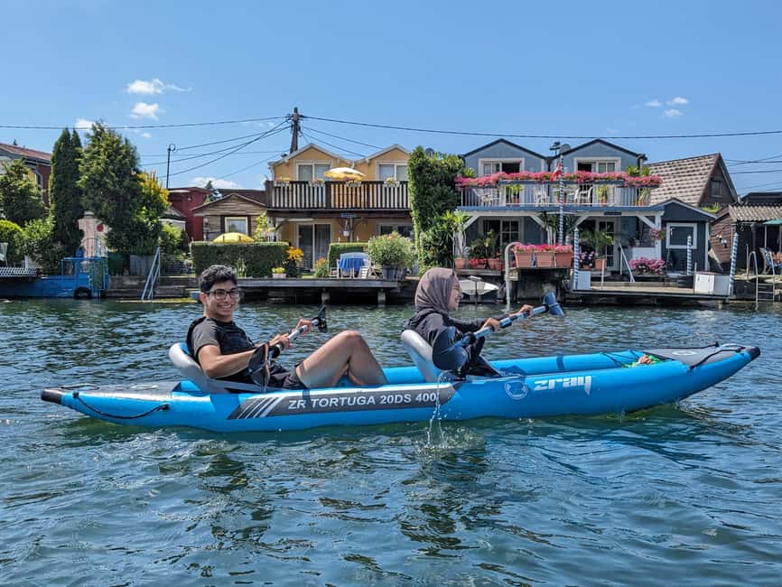 Vienna: Guided Kayaking Tour - Meeting at Kaisermühlen-VIC station