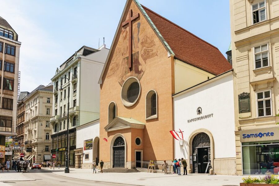 Vienna: Imperial Crypt Entrance Ticket - Entering the Imperial Crypt beneath the Capuchin Church