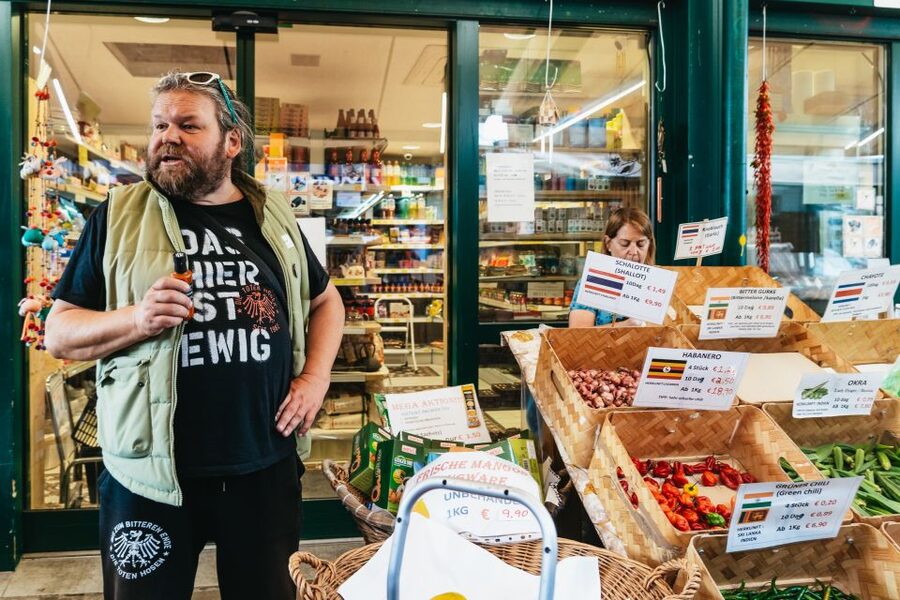 Vienna: Naschmarkt Food Tasting Tour - The food is varied, but not always traditionally Viennese