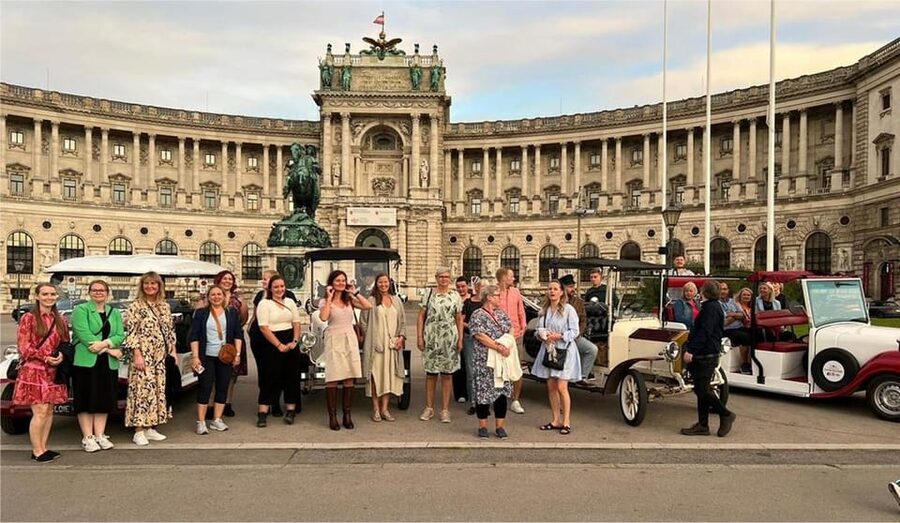 Vienna: Old Town Sightseeing Tour in a Vintage-Style E-Car - Belvedere, Musikverein, and Karlsplatz