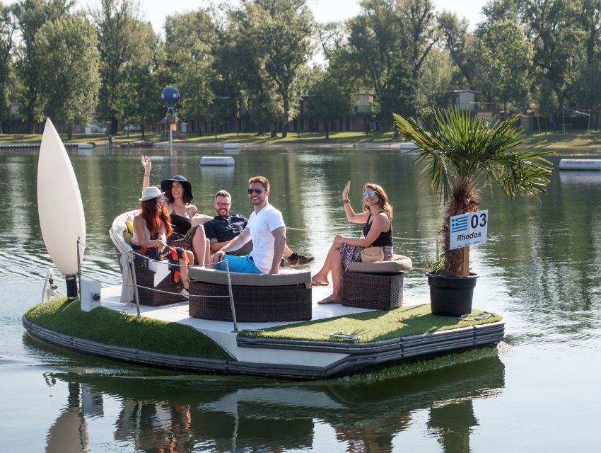 Vienna: Private Floating Island E-Boat Rental on Danube - What the One-Hour Rental Feels Like