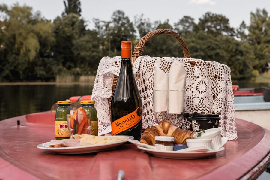Vienna: Retro Boat Tour on the Danube River with Picnic - Steering the retro boat for two relaxed hours