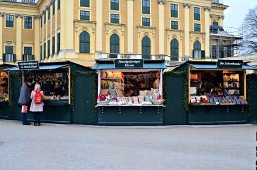 Vienna: Schönbrunn Palace & Christmas Market Walking Tour - The garden stop and the short walking route