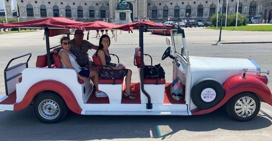 Vienna: Sightseeing Tour in a 1920s Classic Style Car - Burggarten, Mozart, and the Hofburg