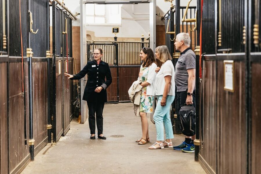 Vienna Spanish Riding School Guided Tour - The Summer Riding School and its giant horse walker