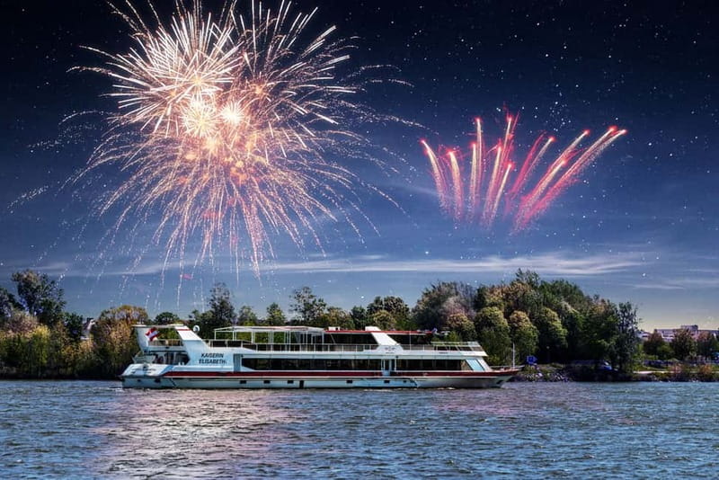 Vienna: Sunset Summer Cruise - The Danube views: Donauplatte, Danube Tower, and Millennium Tower