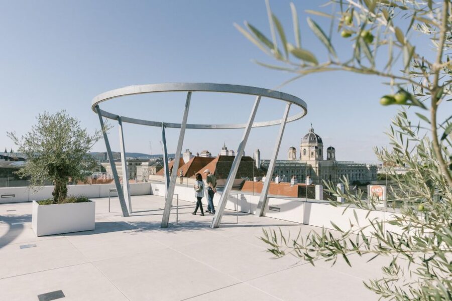 Vienna: Walking Tour of the MuseumsQuartier with Guide - MQ Libelle and the cultural terrace