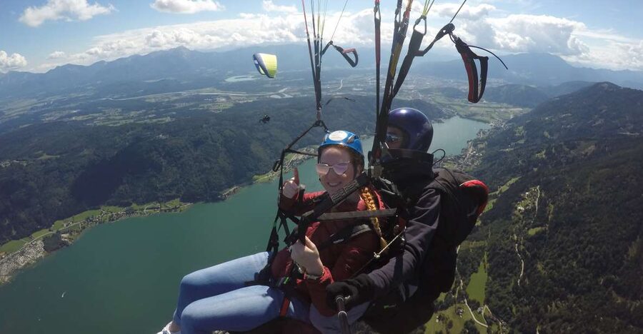 Villach/Ossiachersee: Paragliding "Panorama" Tandemflug - Why This Flight Works for First-Time Flyers